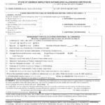 Form G 4 Download Printable PDF State Of Georgia Employee s