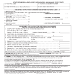 Form G 4 Printable Georgia Employee s Withholding Allowance Certificate