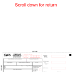 Form KW 5 Download Fillable PDF Or Fill Online Kansas Withholding Tax