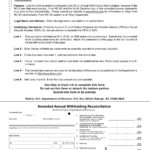 Form NC 3X Download Printable PDF Amended Annual Withholding