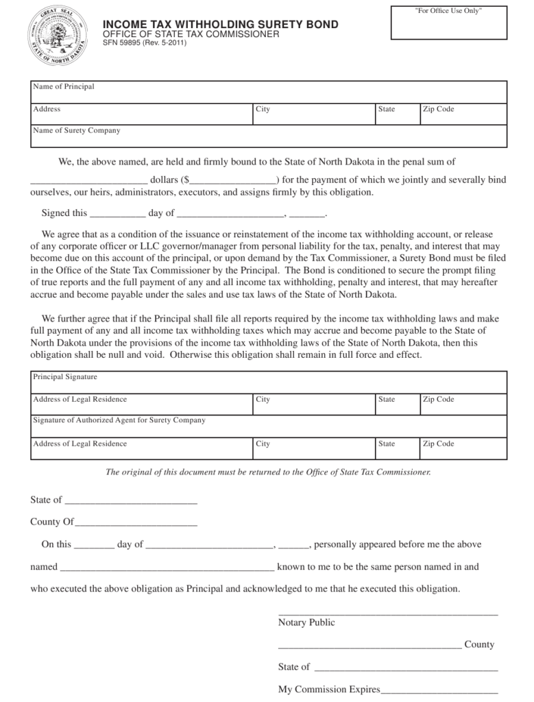 Form SFN59895 Download Fillable PDF Or Fill Online Income Tax 