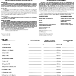 Form W 1 Employer S Return Of Tax Withheld City Of Toledo Printable