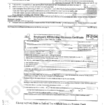 Form W 4 Employee S Withholding Allowance Certificate 2012 New