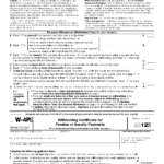 Form W 4P Withholding Certificate For Pension Or Annuity Payments