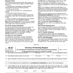 Form W 4V Rev August Fill In Capable Voluntary Withholding Request