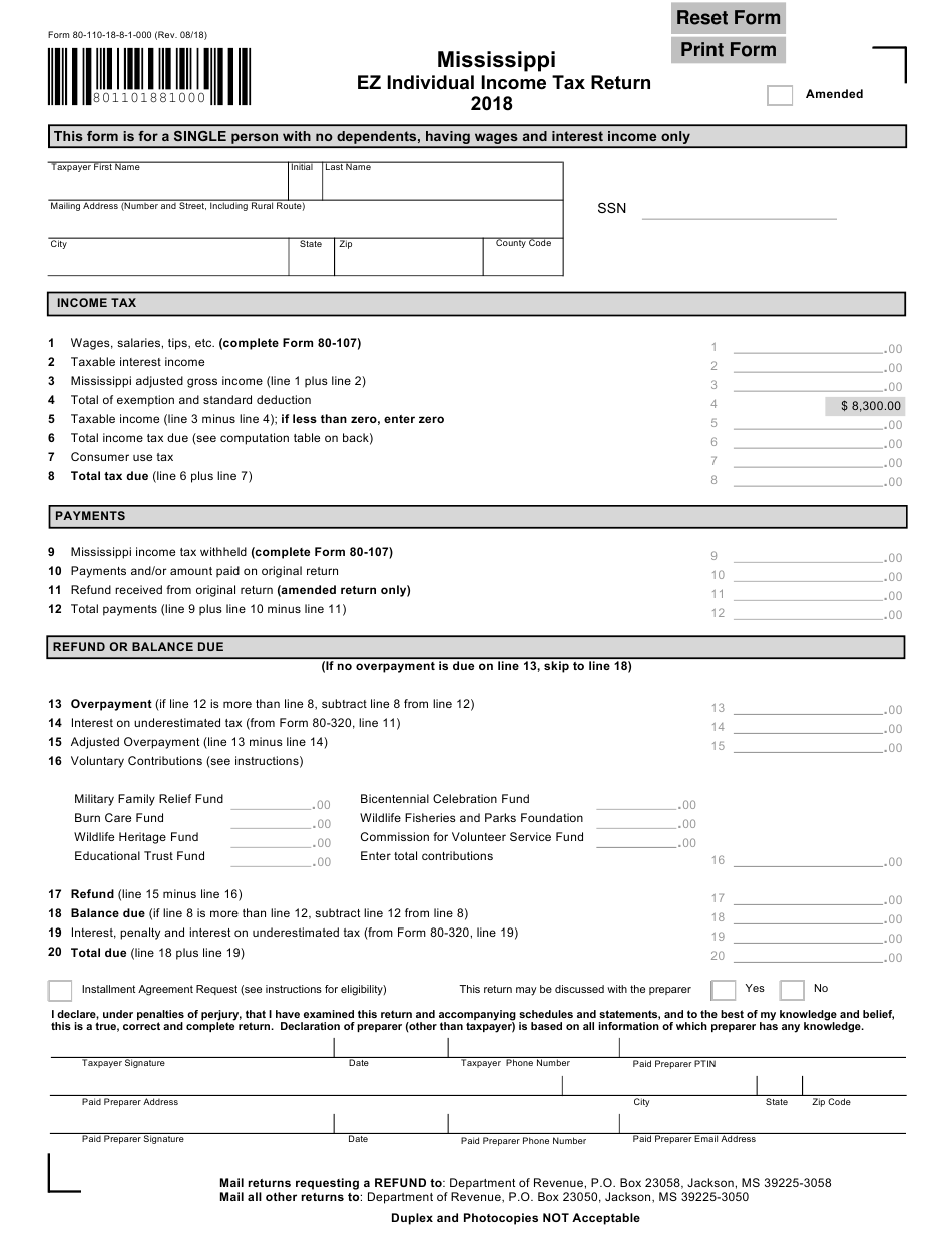 Mississippi Individual Income Tax Extension Influencedesignz