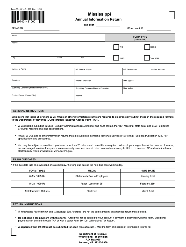 How To Fill Out Mississippi State Tax Withholding Form