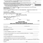 Ohio Withholding Form W 4 W4 Form 2021