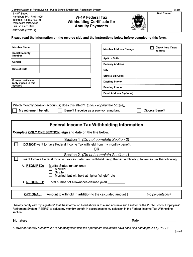 Pa State Tax Form W4 2021 W4 Form 2021