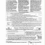 SSA POMS RM 01103 034 Form W 4 Employee s Withholding Allowance
