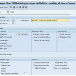 Step By Step Document For Withholding Tax Configuration SAP Blogs
