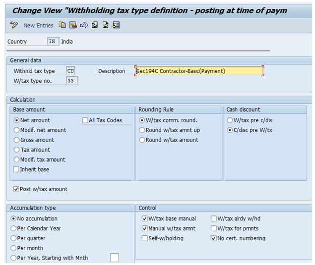Step By Step Document For Withholding Tax Configuration SAP Blogs