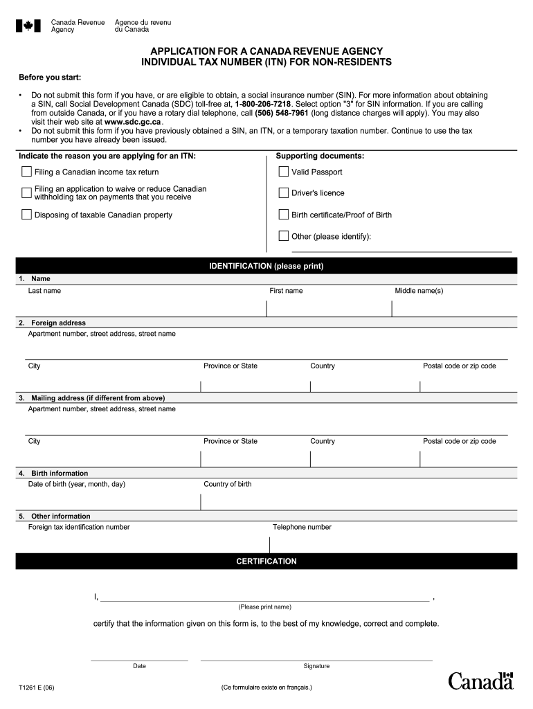 T1261 Form Fill Out And Sign Printable PDF Template SignNow