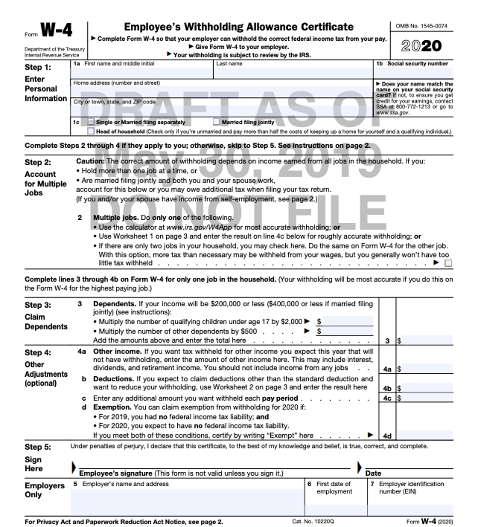 The Definitive Guide To W 4 Federal And State Withholding Forms GoCo io