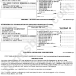 Withholding Tax Reconciliation For Employer S Querterly Returns Form